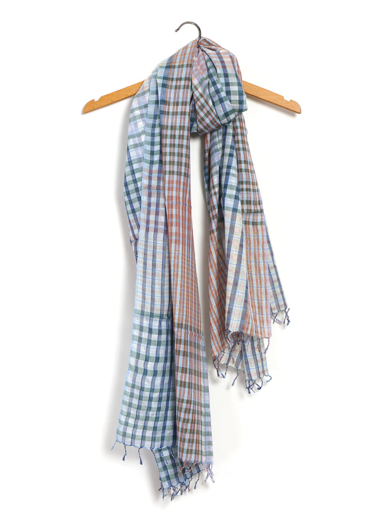 SS26 ÉPICE Paris Square Scarf PS2693 - Blue