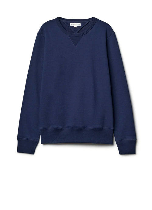 GOOD ORIGINALS | Mid-Century Machine Fleece Classic Fit Sweatshirt | Ink Blue