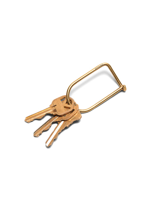 WILSON | Enameled Keyring | Brass