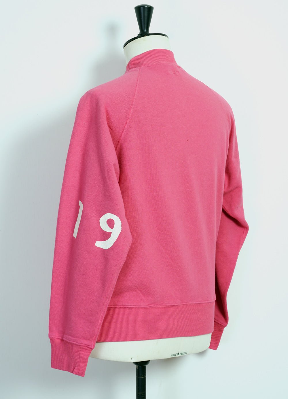 KAPITAL - 1996 FLEECE | Raglan Mock Neck Sweater | Pink - HANSEN Garments
