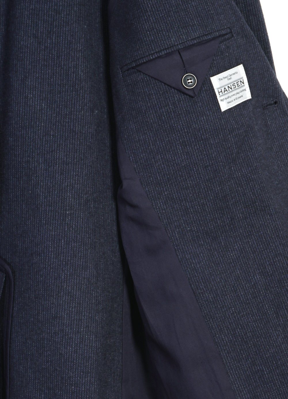 CHRIS | Classic Two Button Blazer | Brushed Blue