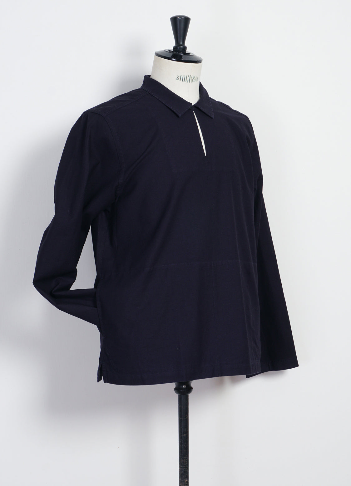 MAGNE | Casual Pull-on Shirt | Blue – HANSEN Garments