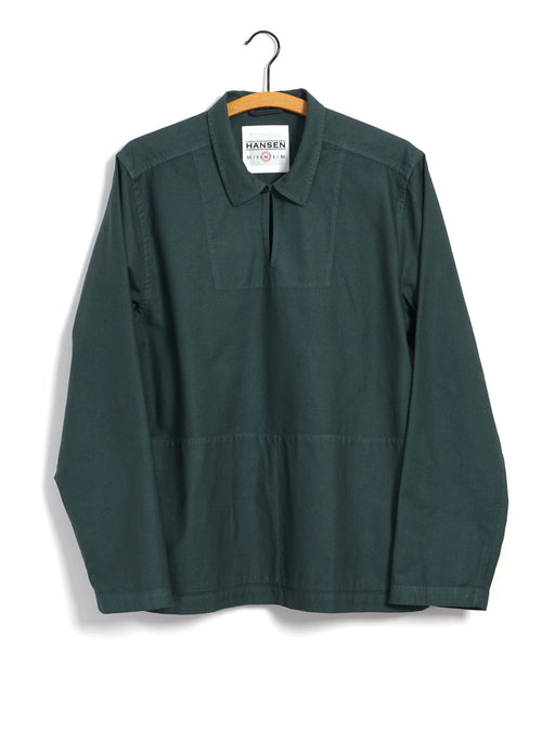 MAGNE | Casual Pull-on Shirt | Petrol