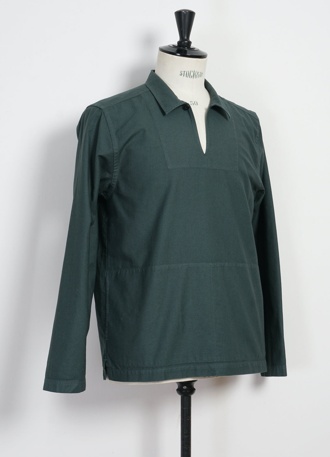 MAGNE | Casual Pull-on Shirt | Petrol