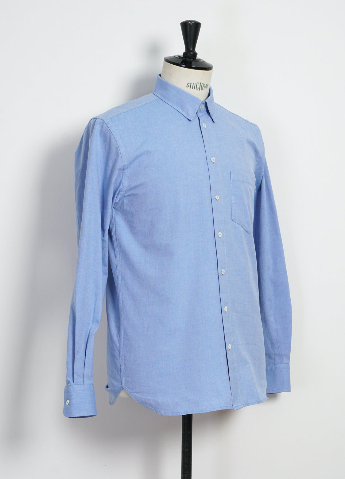 HAAKON | Hidden Button Down Shirt | Blue