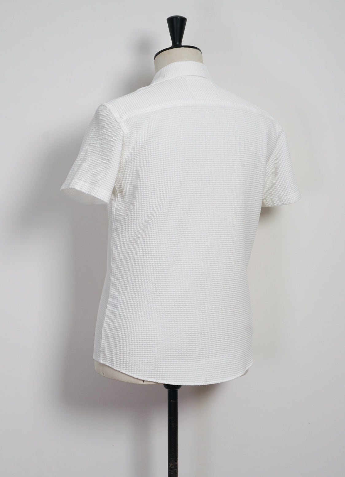 JONNY | Short Sleeve Shirt | Waffle White