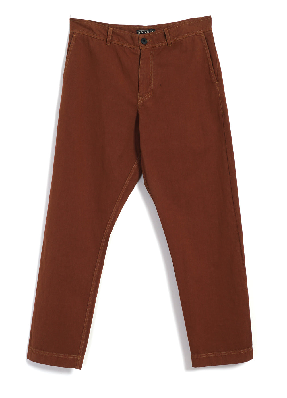 TYGE | Wide Cut Cropped Trousers | Brick