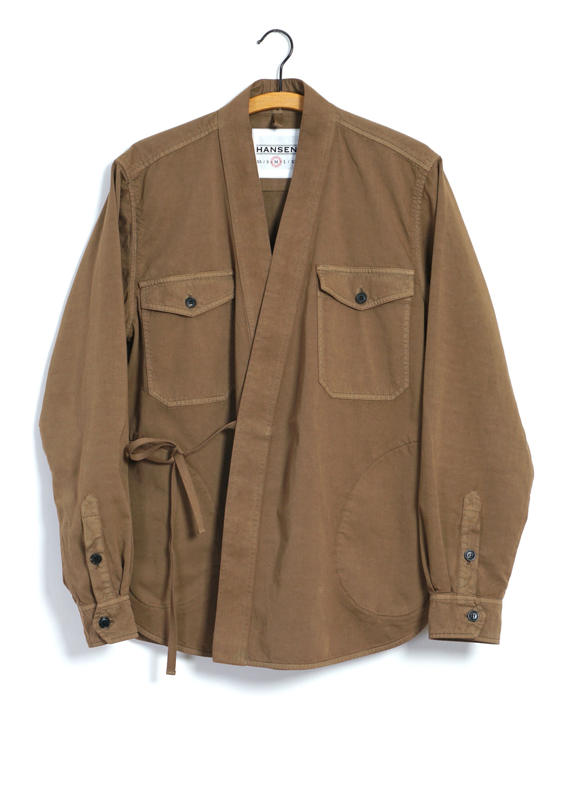 REMY | East & West Shirt Jacket | Camel