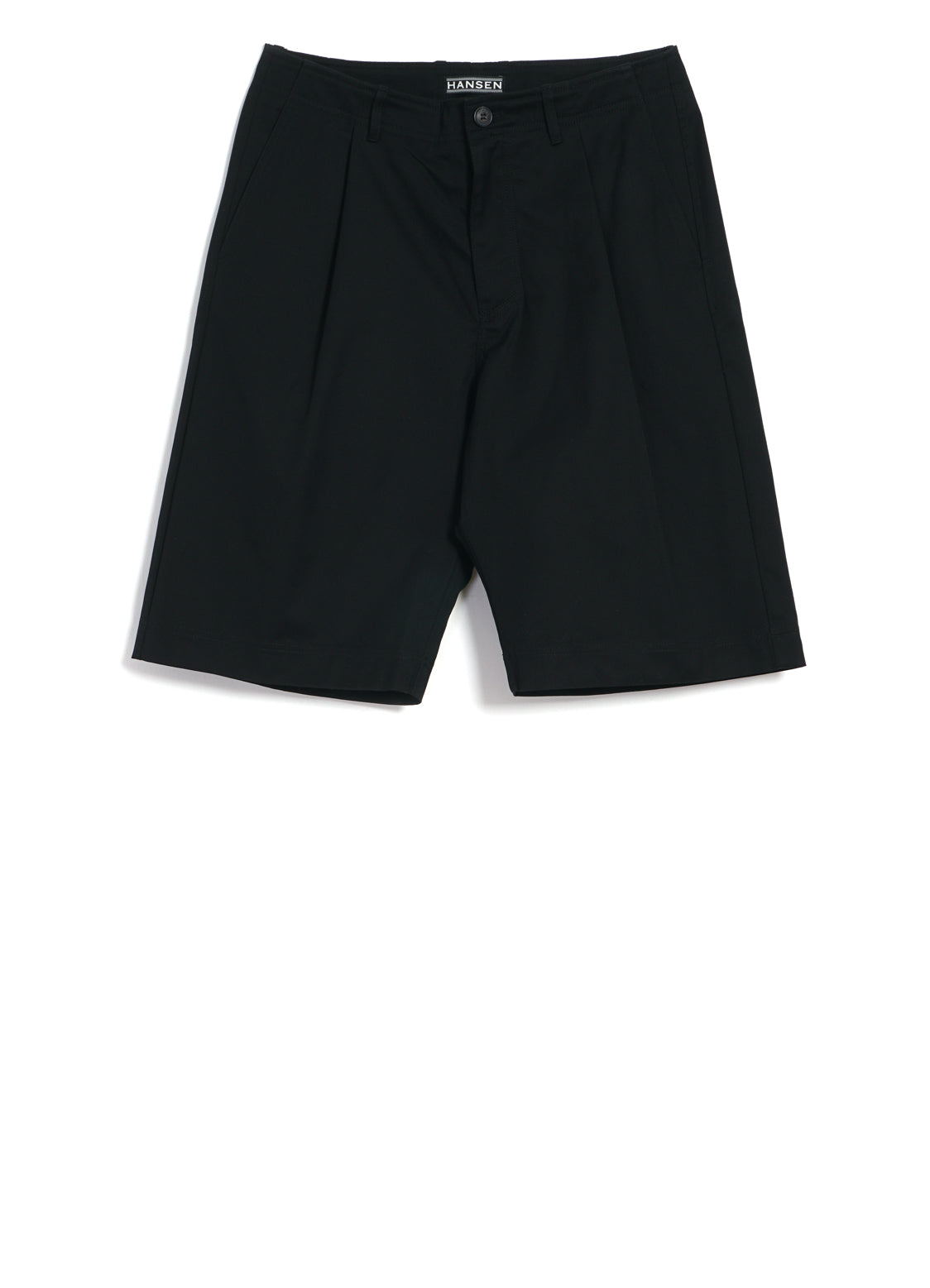 ROBIN | Wide Pleated Shorts | Raven