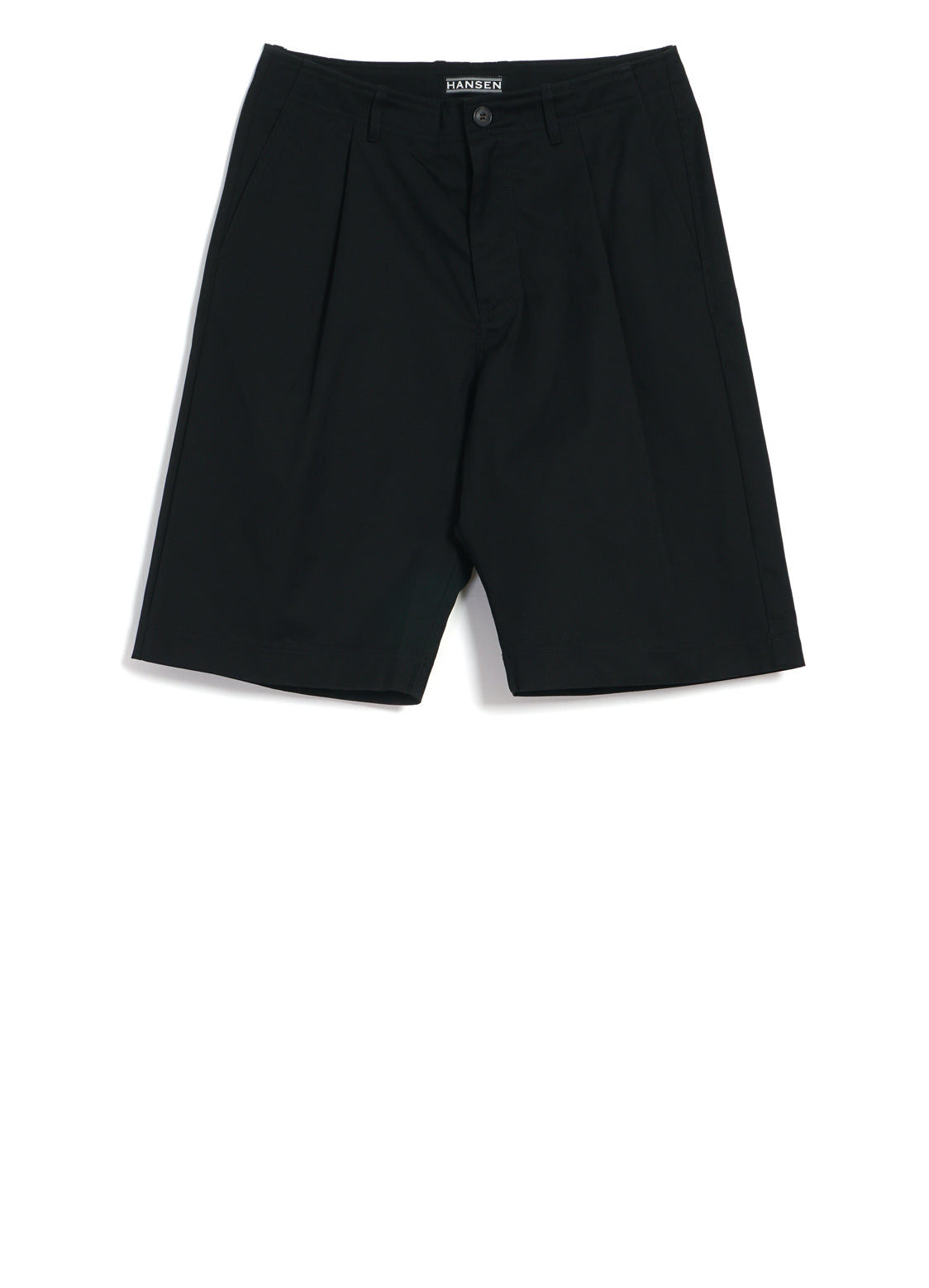 ROBIN | Wide Pleated Shorts | Raven – HANSEN Garments