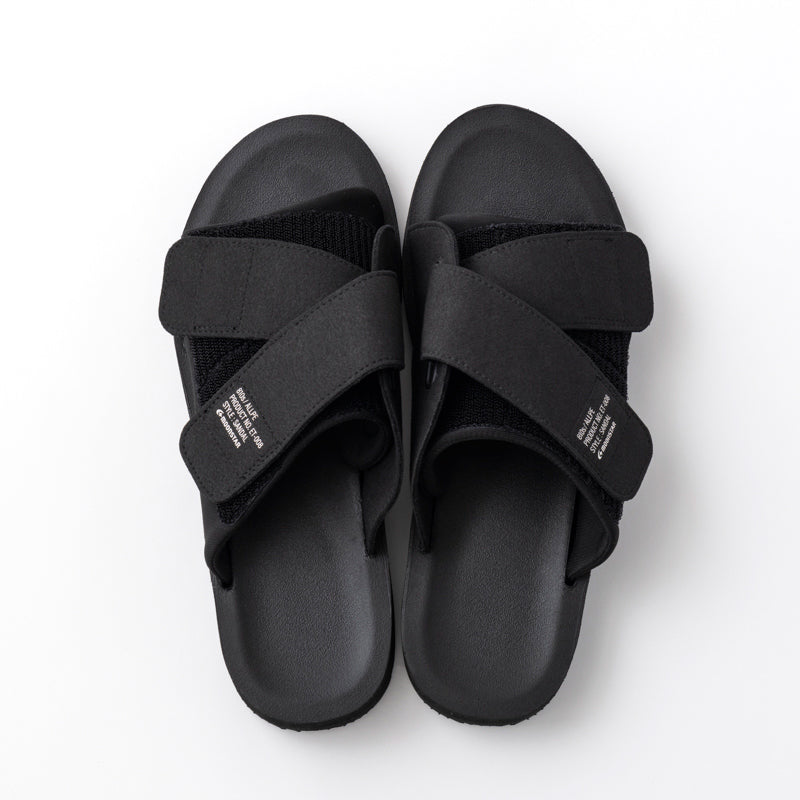 810S ALLPE | Velcro Sandals | Black
