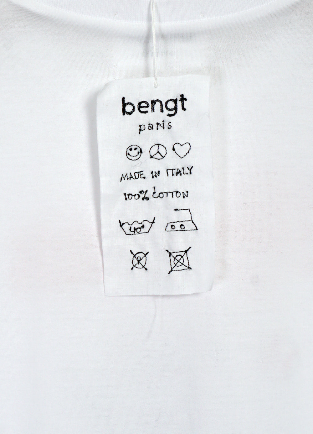 BOXER | Embroidered T-shirt | White