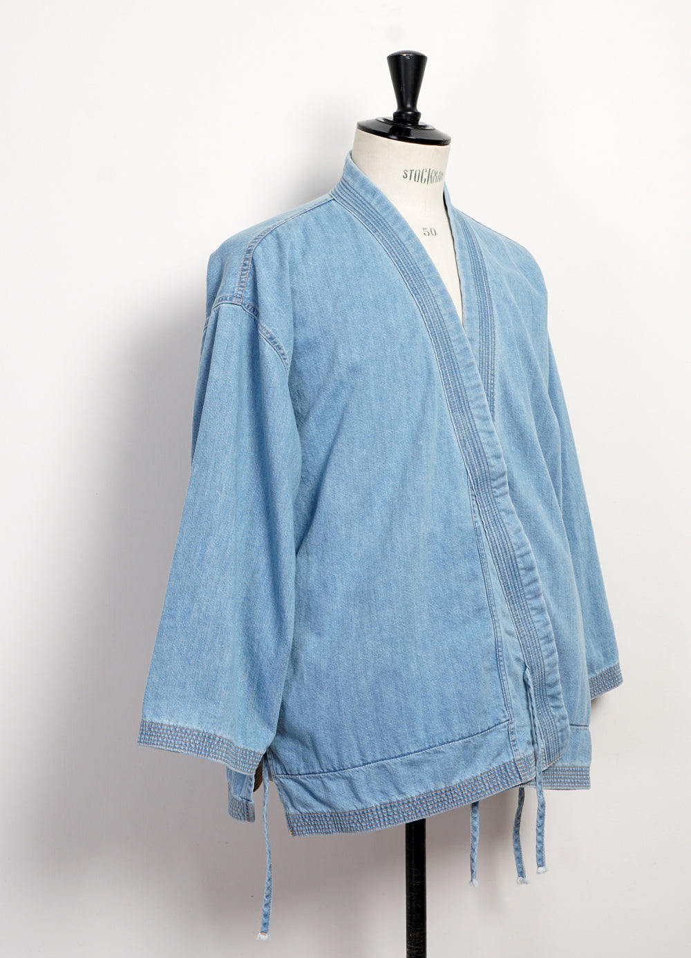 KAKASHI | 8oz Kimono-style Denim Shirt | Processed Indigo