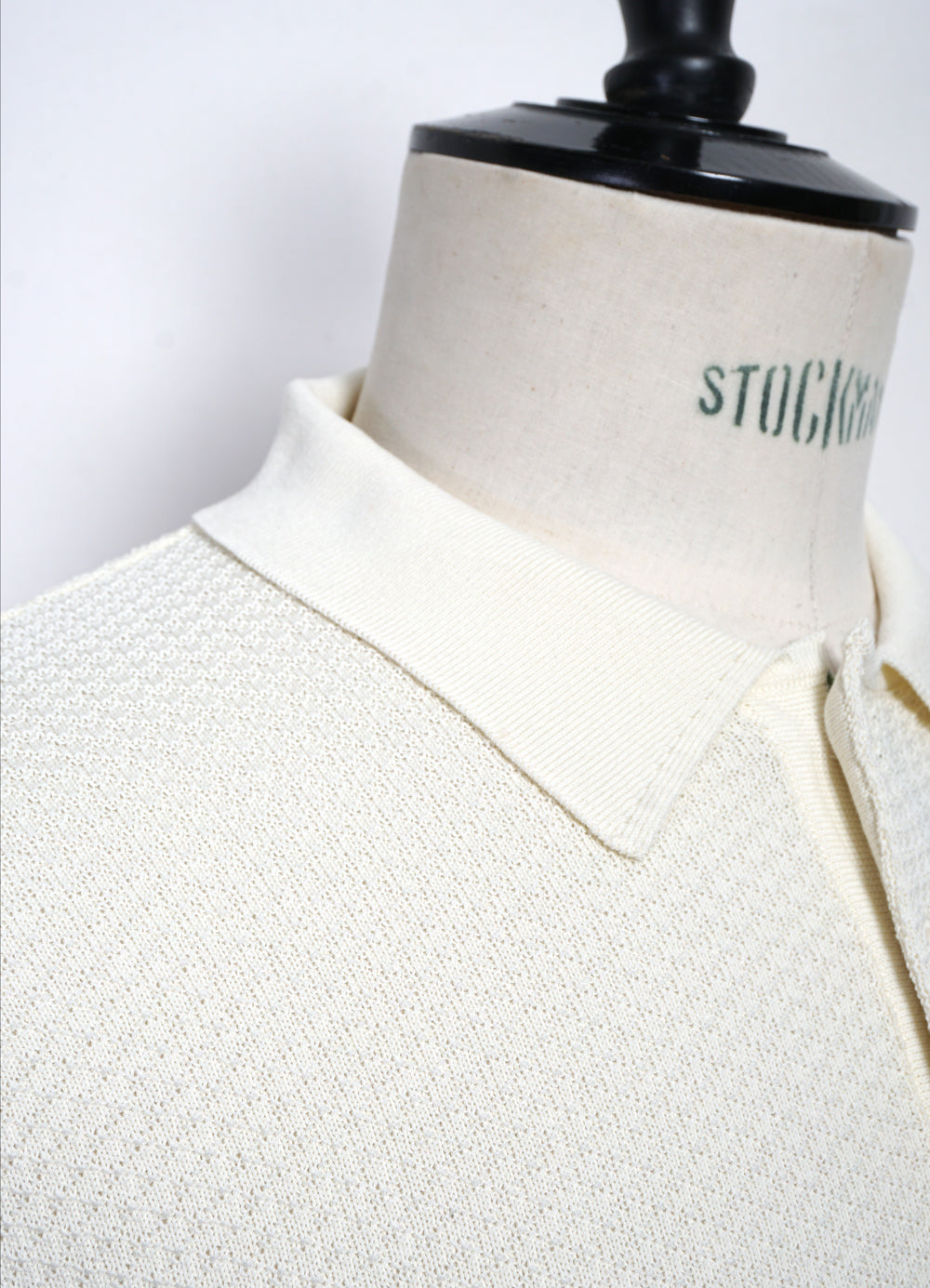 POLO | Short Sleeve Knit Shirt | Ecru