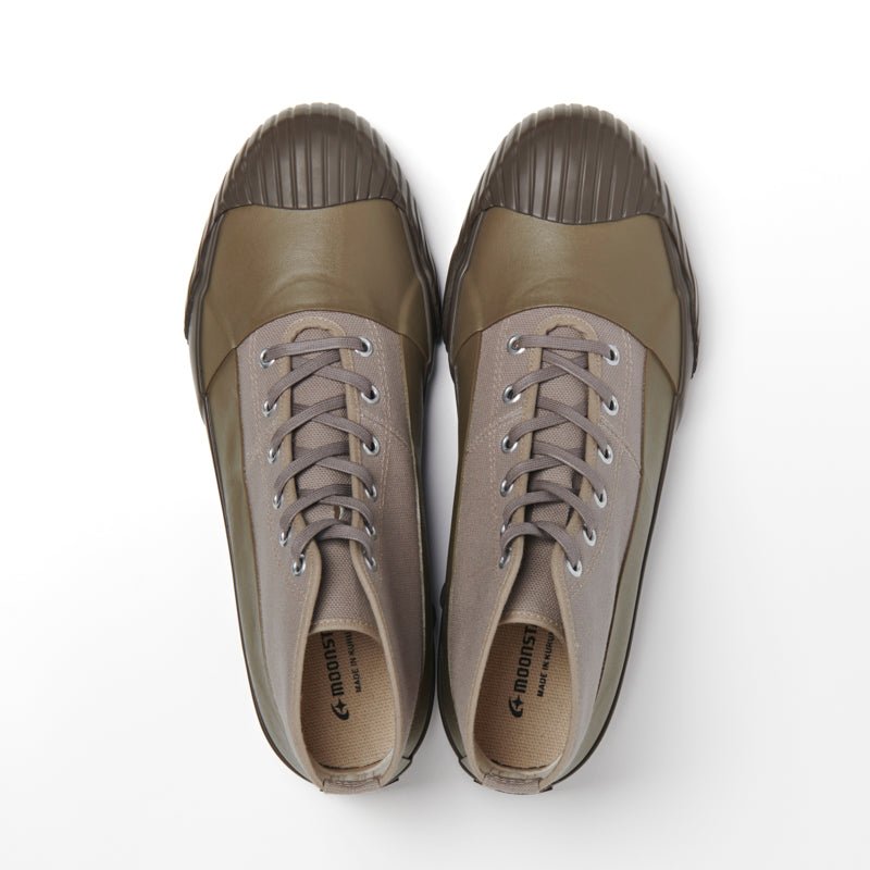 MOONSTAR - ALLWEATHER | Vulcanised Sole Sneaker Boot | Grege - HANSEN Garments