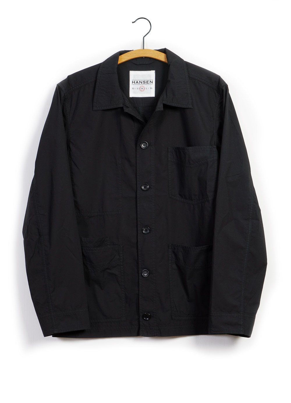 ANDERS | Super Light Summer Jacket | Black | HANSEN Garments