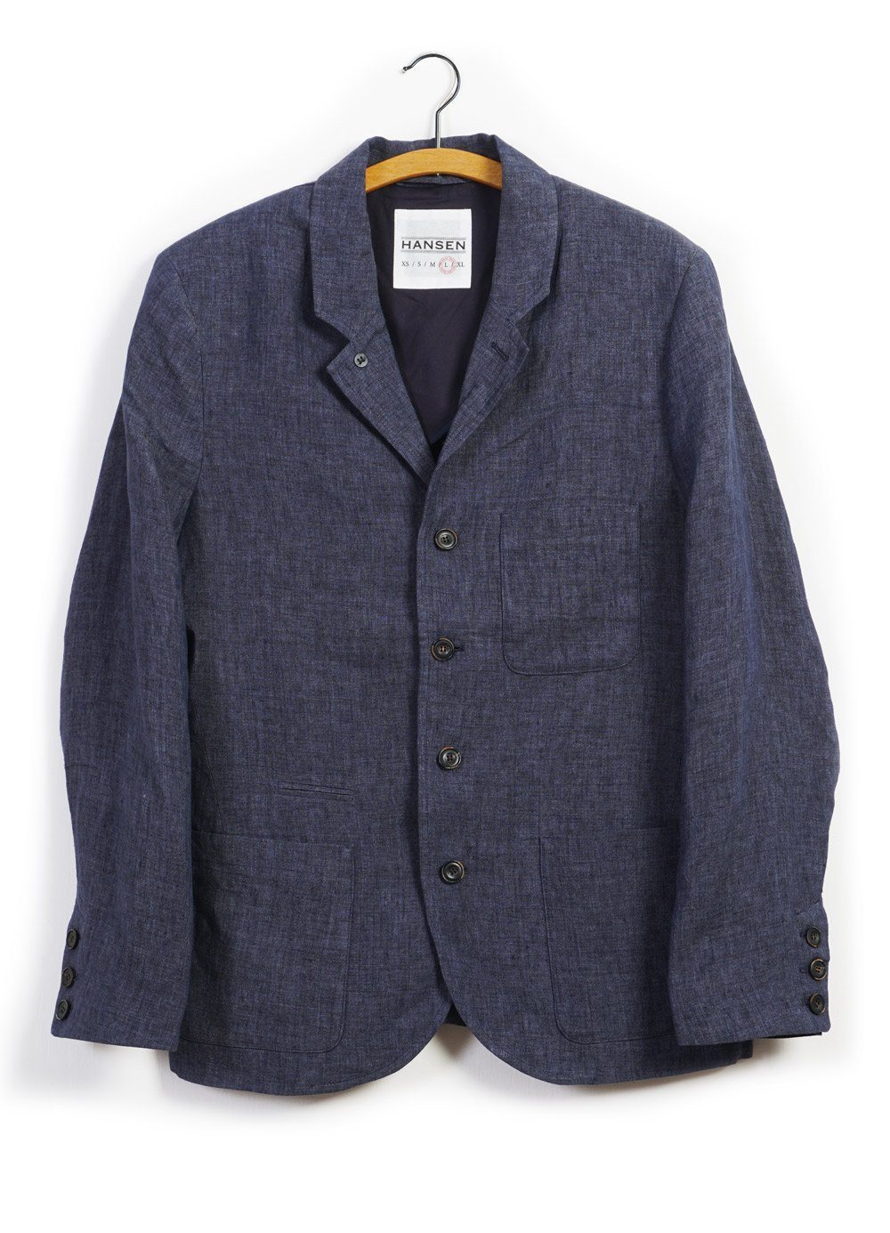 ANKER | Casual Five Button Blazer | Blue Delave | €430 -HANSEN Garments- HANSEN Garments