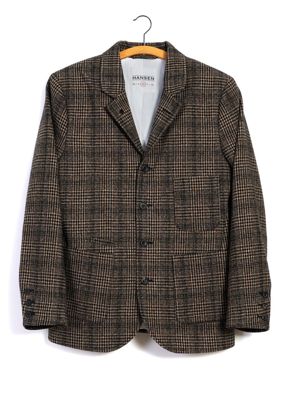 HANSEN Garments - ANKER | Four Button Classic Blazer | Checkered - HANSEN Garments