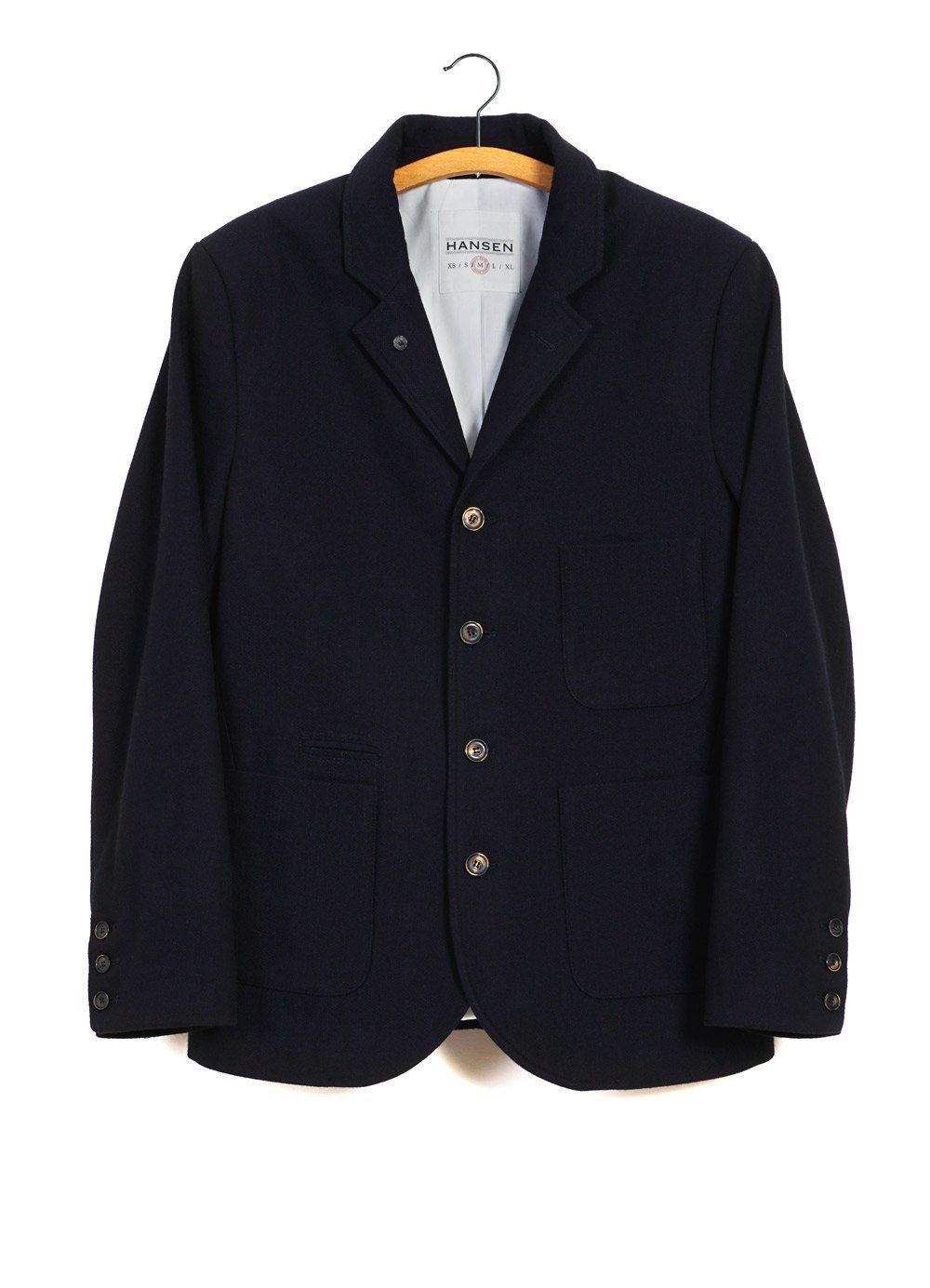 ANKER | Four Button Classic Blazer | Deep Indigo | HANSEN Garments