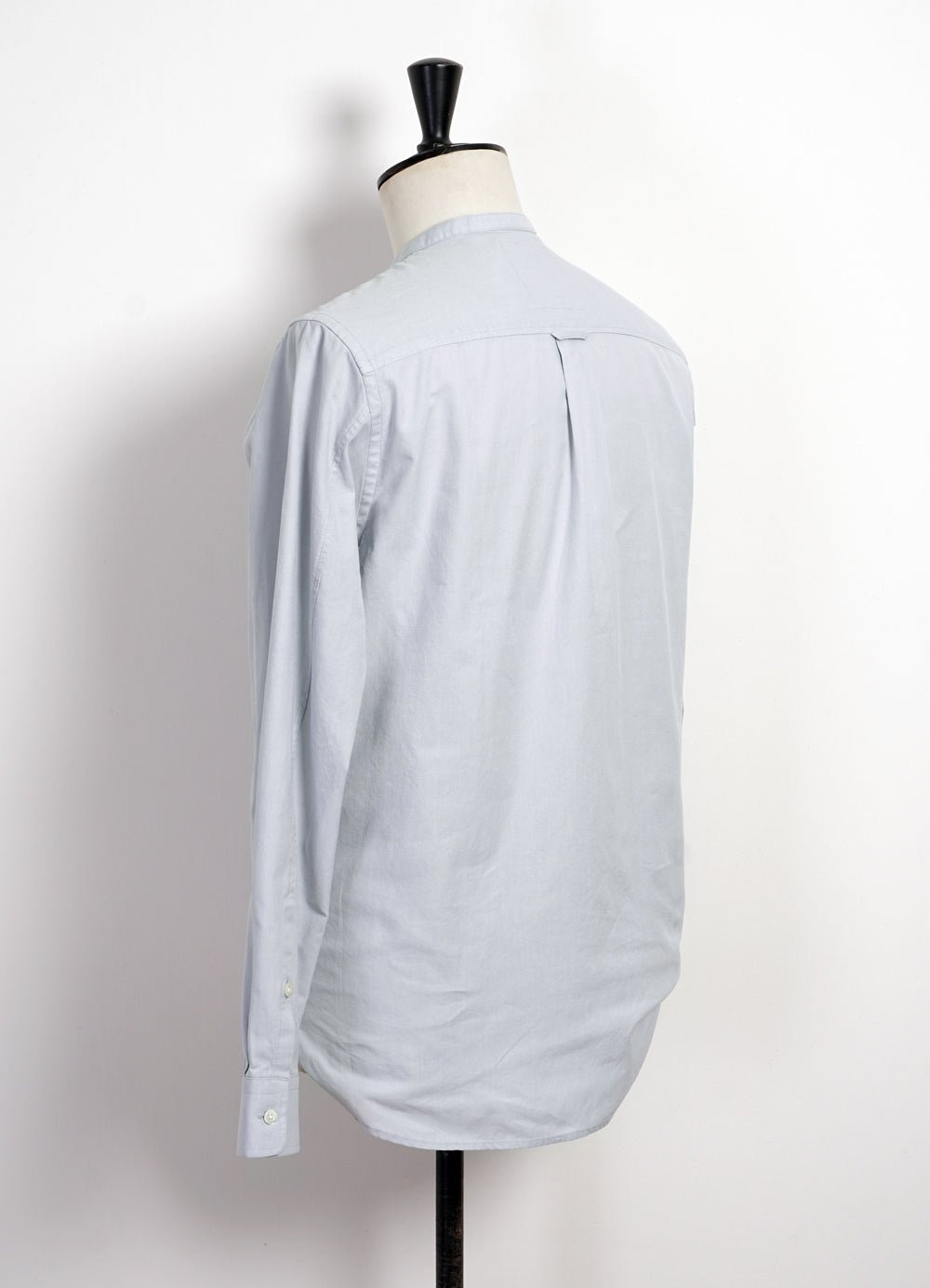 HANSEN Garments - ANTE | Collarless Shirt | Silver - HANSEN Garments