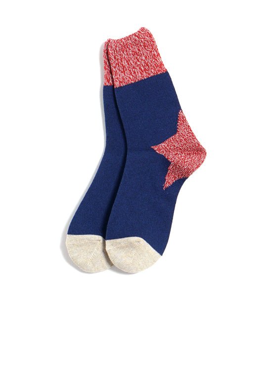 KAPITAL - APOLO | 96 Yarns Socks | Blue - HANSEN Garments
