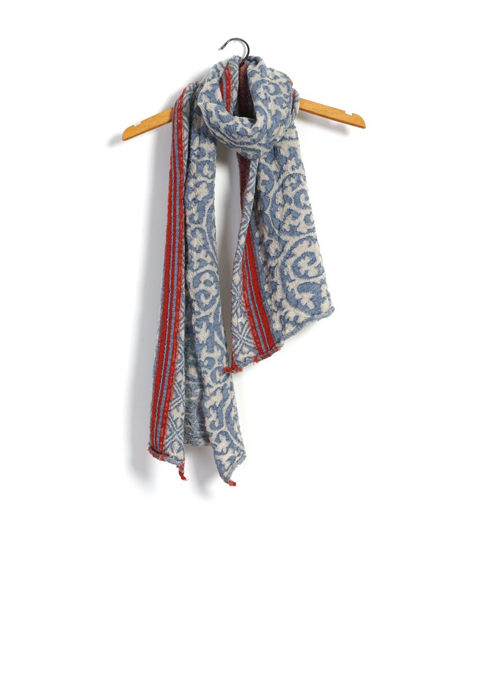 KAPITAL - ARABESQUE | Compressed Wool Scarf | Tricolor - HANSEN Garments