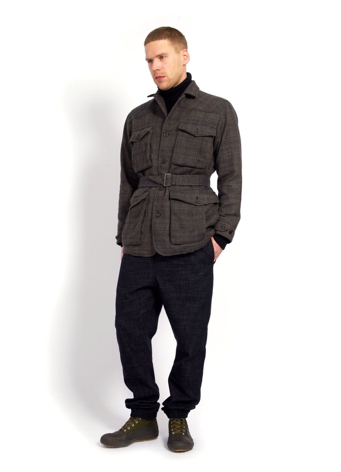 ARVE | Cargo Pockets Tweed Jacket | Trout | €595 -HANSEN Garments- HANSEN Garments