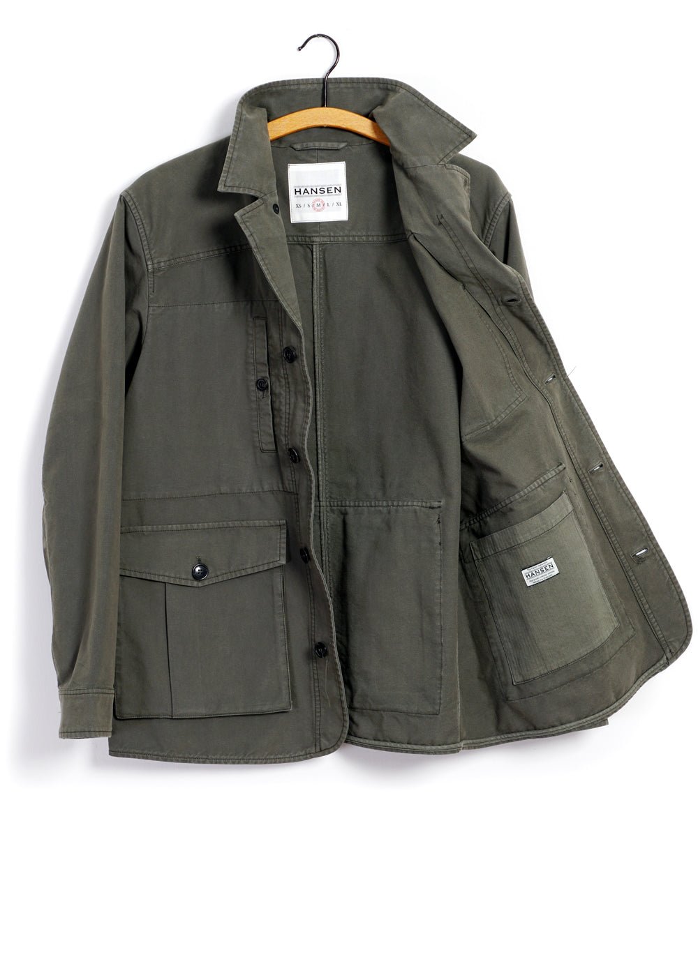 ASLAK | Utility Jacket | Green | HANSEN Garments