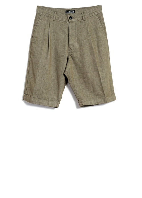 BIRK | Single Pleated Shorts | Safari