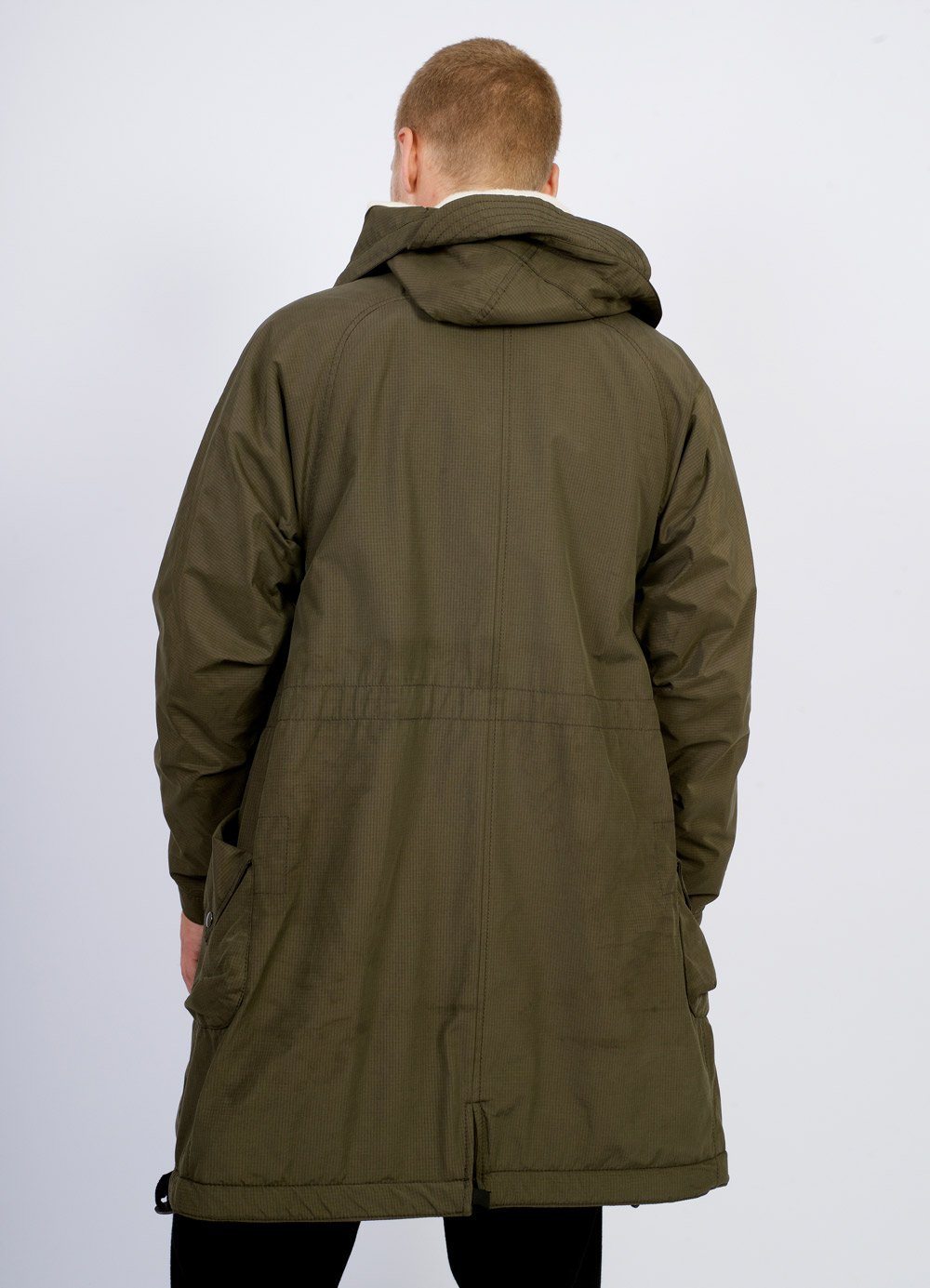 BJARNE | Hooded Wool Lined Coat | Tech Army | €625 -HANSEN Garments- HANSEN Garments