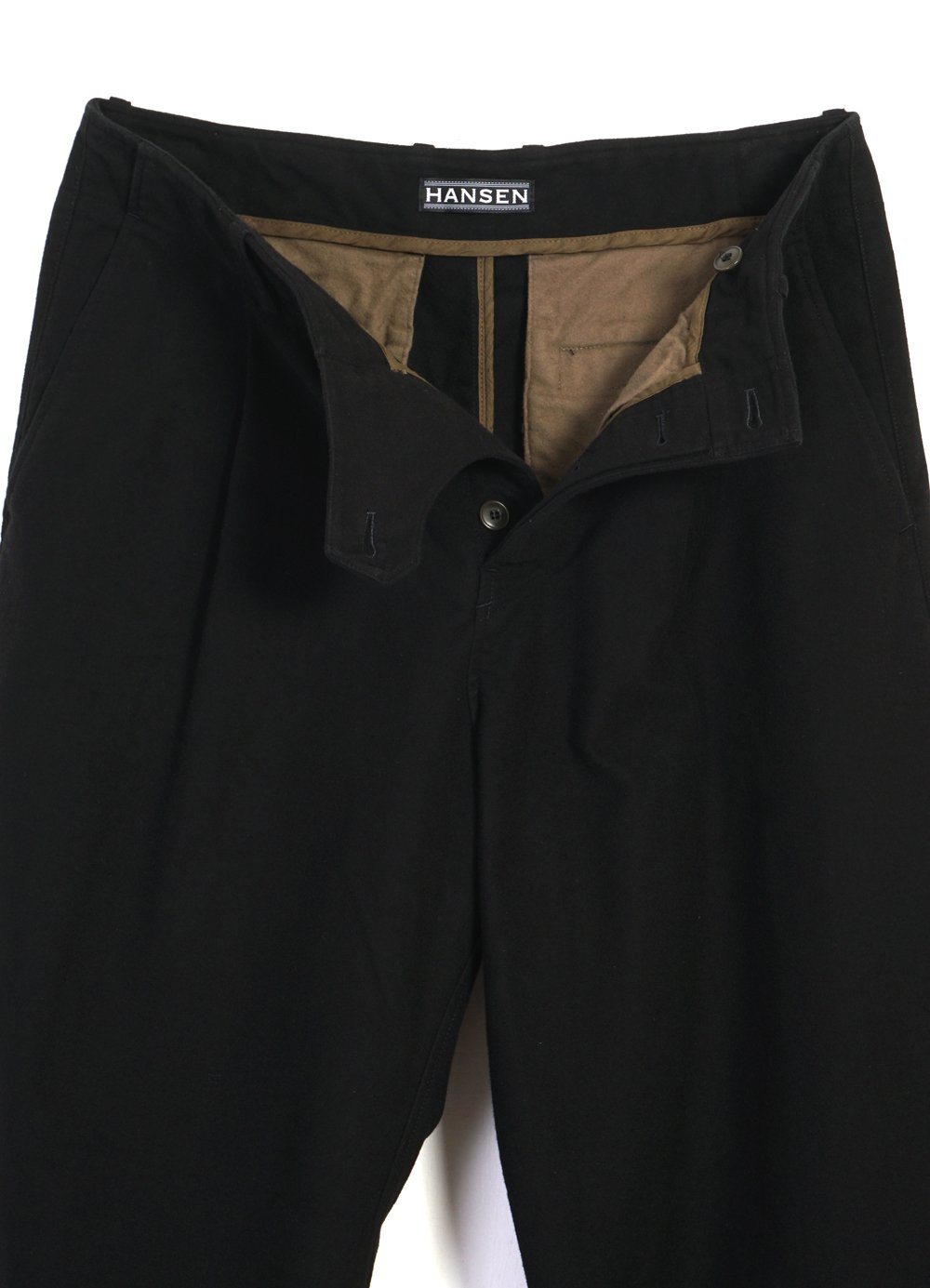 HANSEN GARMENTS - BOBBY | Super Wide Pleated Trousers | Black - HANSEN Garments