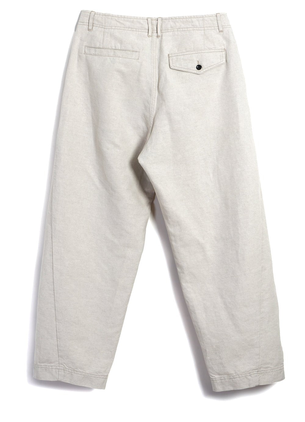 HANSEN GARMENTS - BOBBY | Super Wide Pleated Trousers | Flax Nature - HANSEN Garments