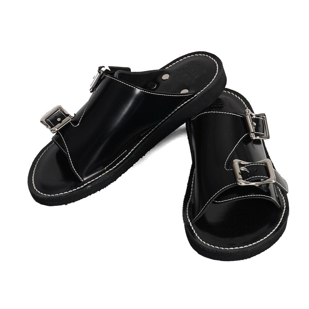 CALF LEATHER SANDAL | Buckle Sandal | Black | 225€ -FERKER- HANSEN Garments