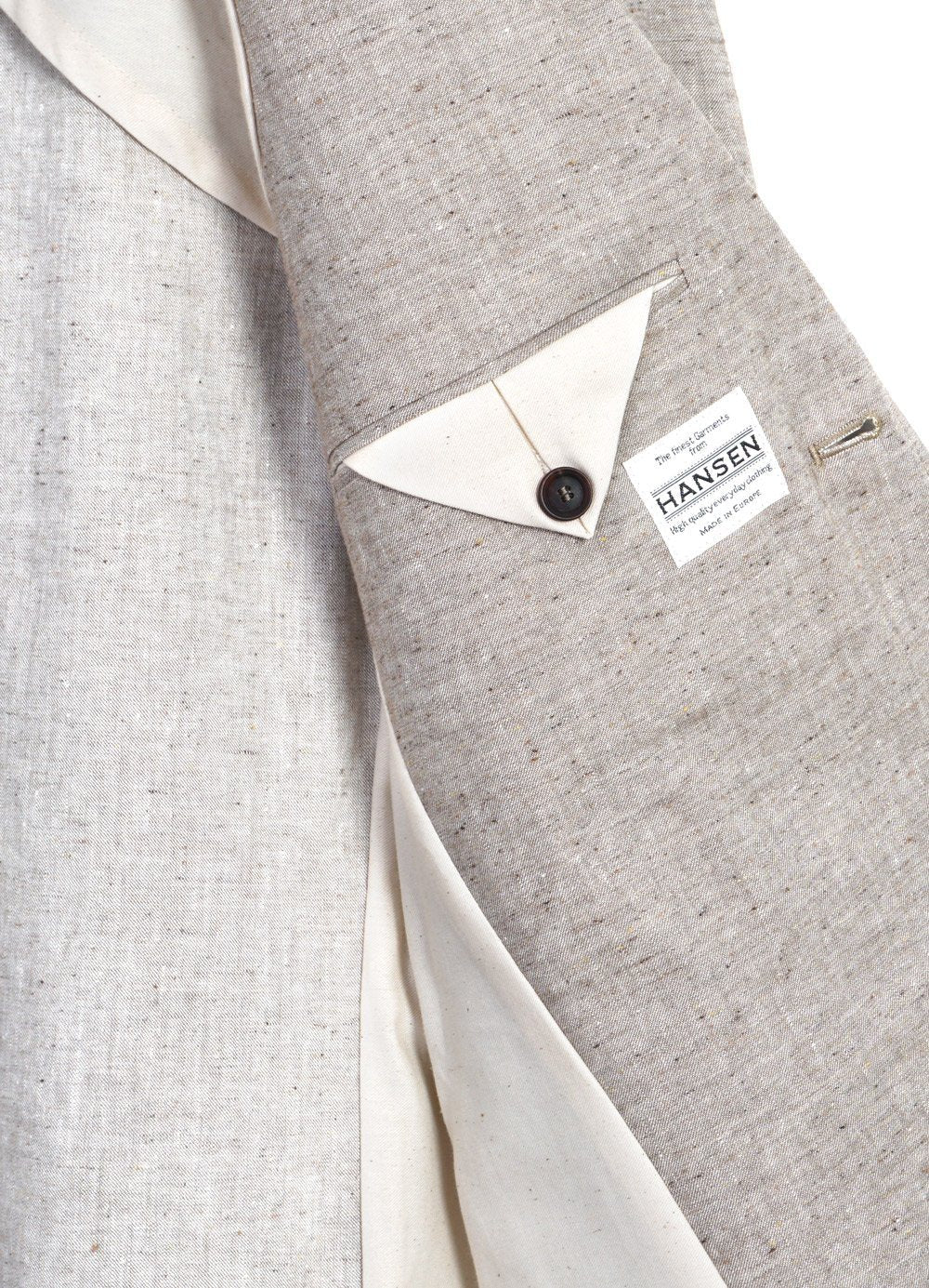 HANSEN GARMENTS - CHRIS | Two Button Classic Blazer | Beach - HANSEN Garments