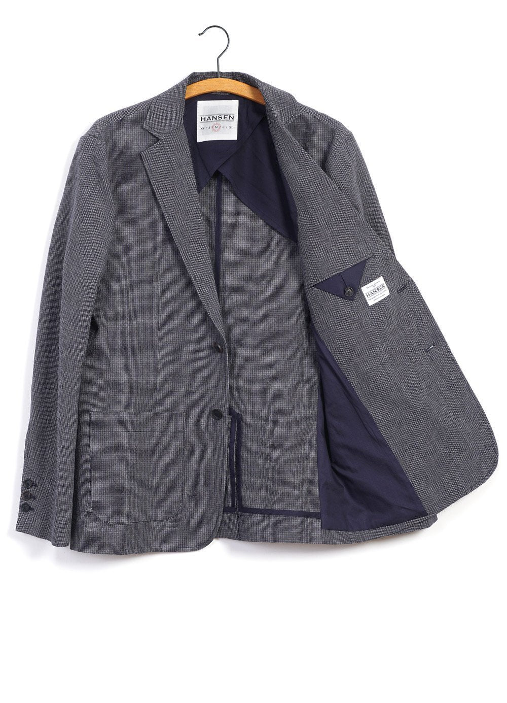 HANSEN GARMENTS - CHRIS | Two Button Classic Blazer | River - HANSEN Garments