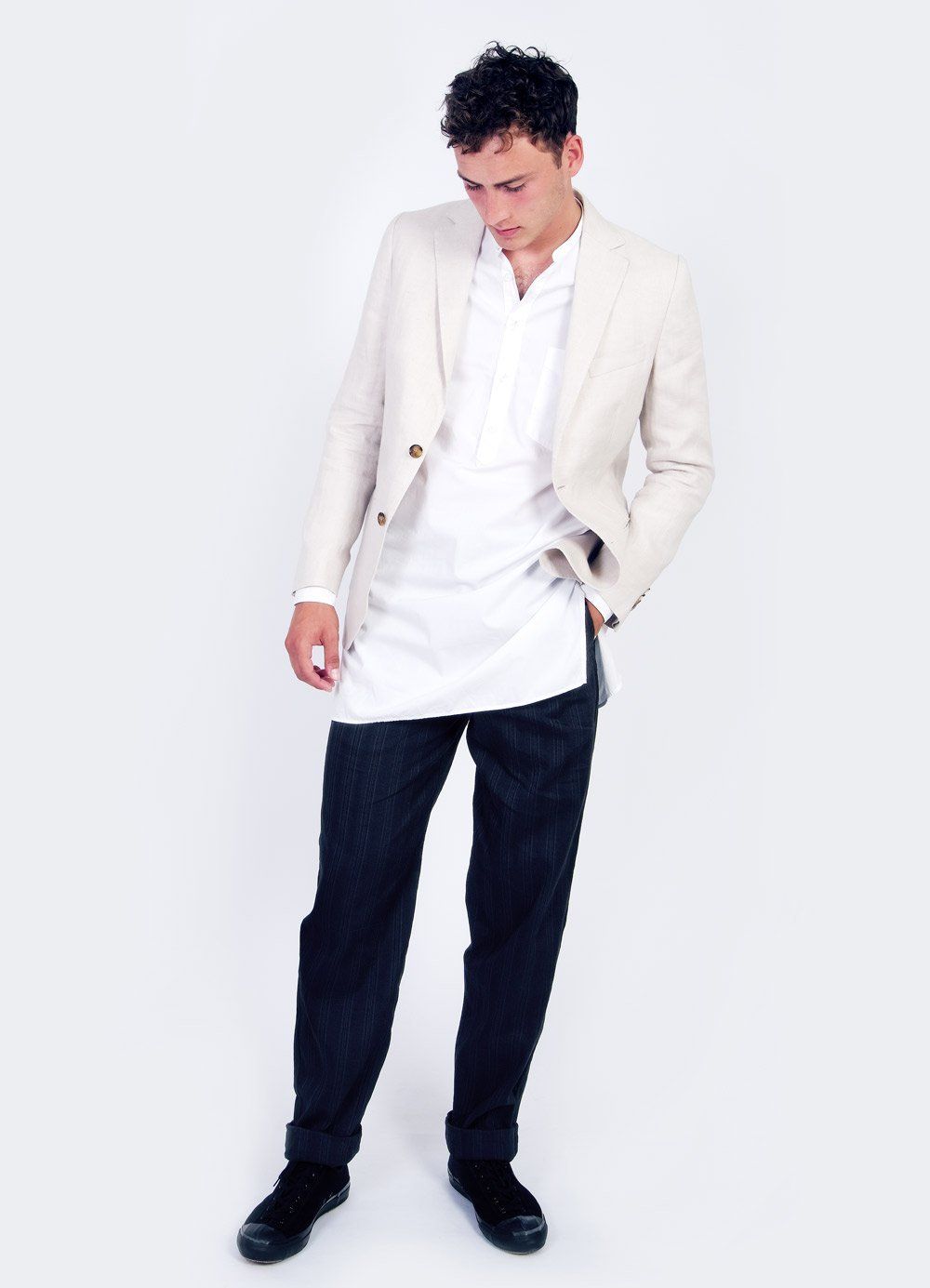 CHRISTIAN | Formal 2 Button Blazer | Ecru I €470 -HANSEN Garments- HANSEN Garments