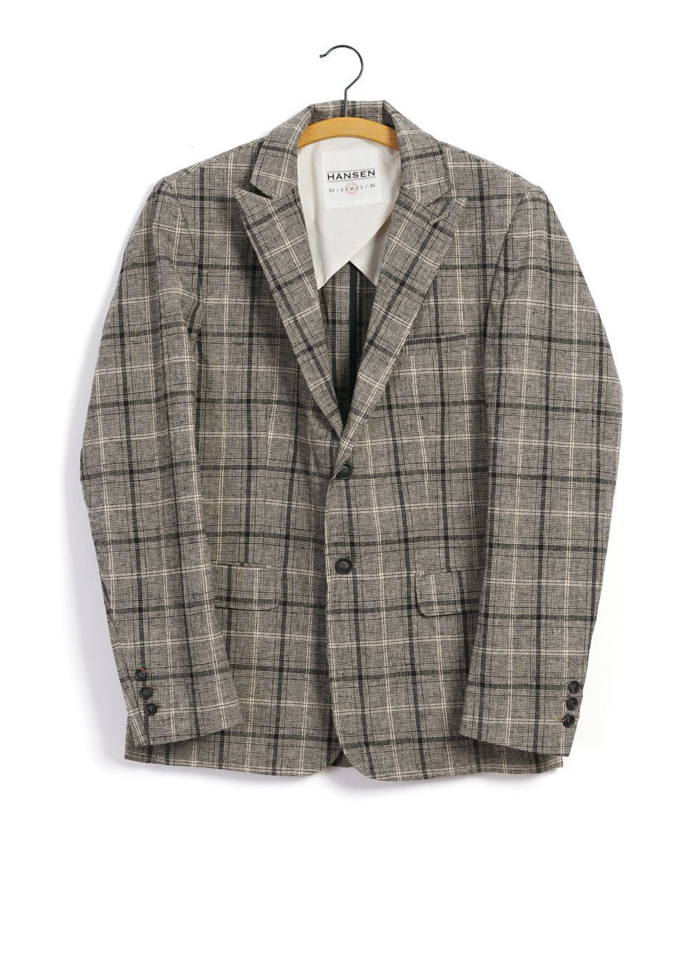 HANSEN GARMENTS - CHRISTOFFER | Two Button Blazer | Check 1 - HANSEN Garments