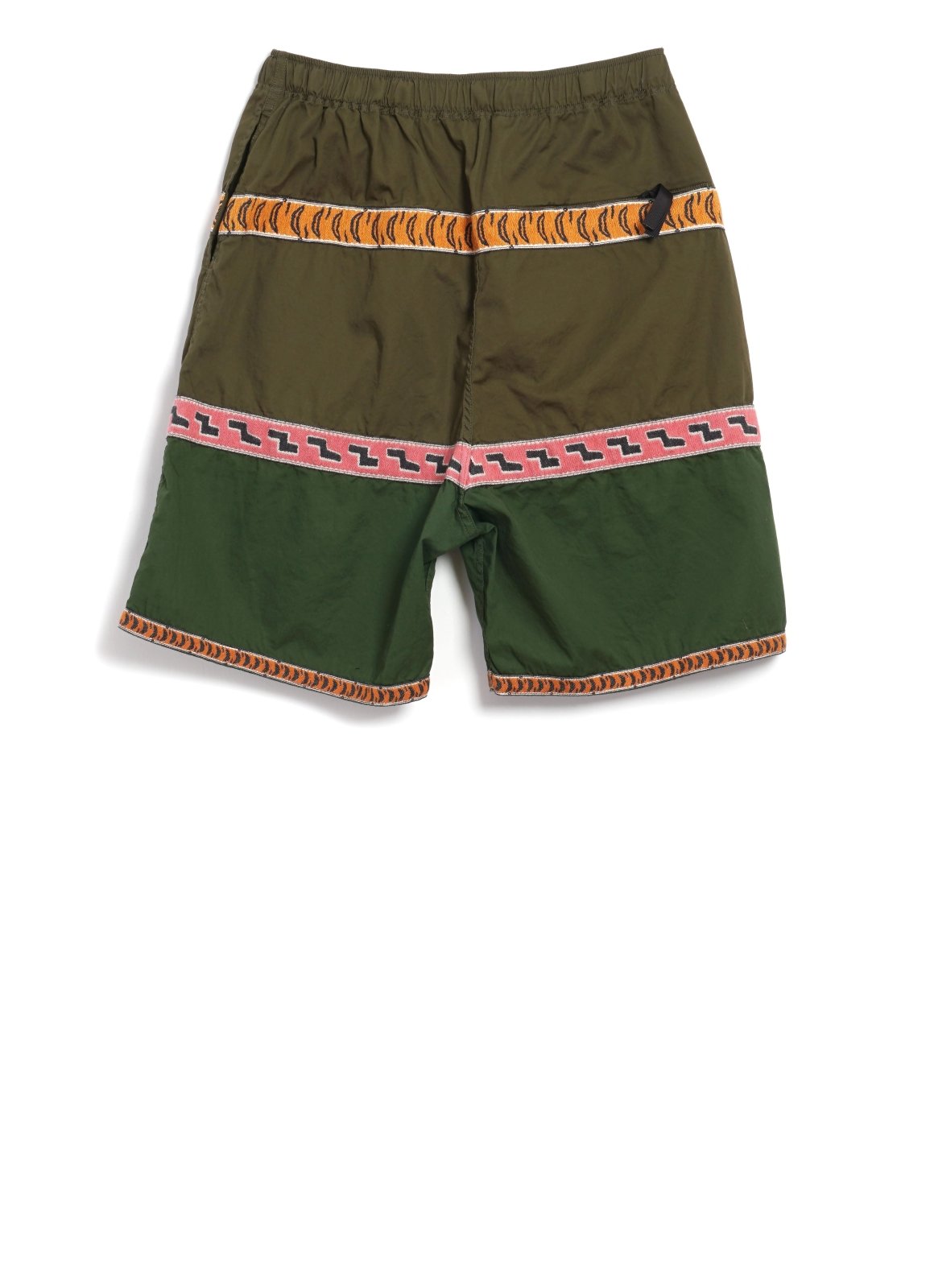 KAPITAL - COMB BURBERRY | Eco Baka Shorts | Khaki - HANSEN Garments