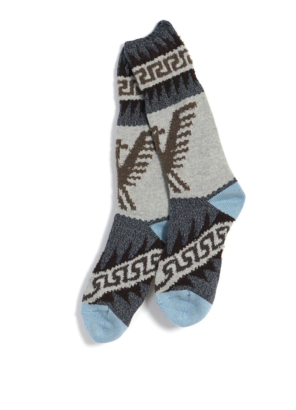 KAPITAL - COWICHAN | 96 Yarns Socks | Blue - HANSEN Garments