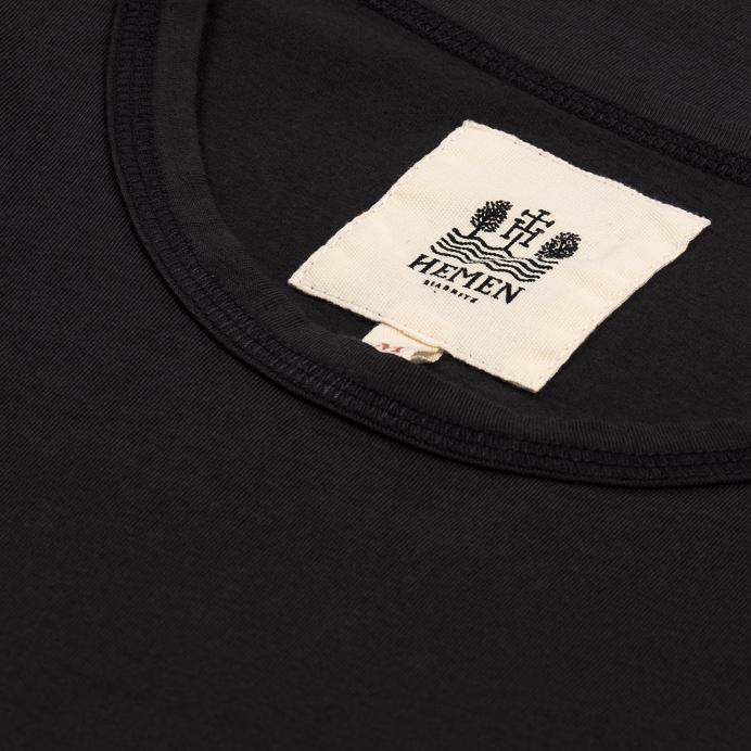 DANI | Short Sleeve T-shirt | Black | €55 -HEMEN BIARRITZ- HANSEN Garments