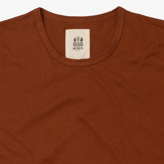 HEMEN BIARRITZ - DANI | Short Sleeve T-shirt | Copper - HANSEN Garments