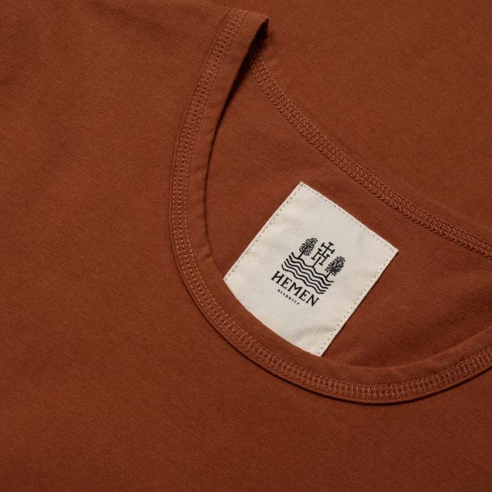 HEMEN BIARRITZ - DANI | Short Sleeve T-shirt | Copper - HANSEN Garments