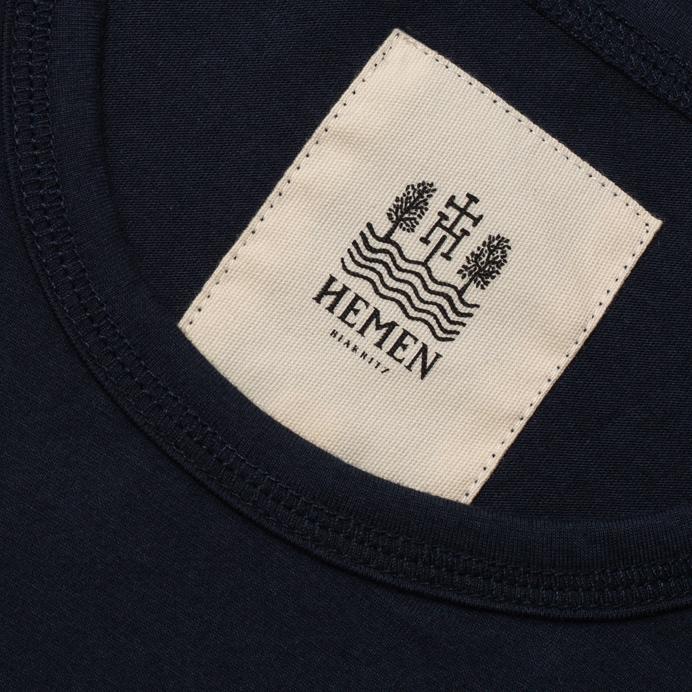 HEMEN BIARRITZ - DANI | Short Sleeve T-shirt | Deep Marine - HANSEN Garments