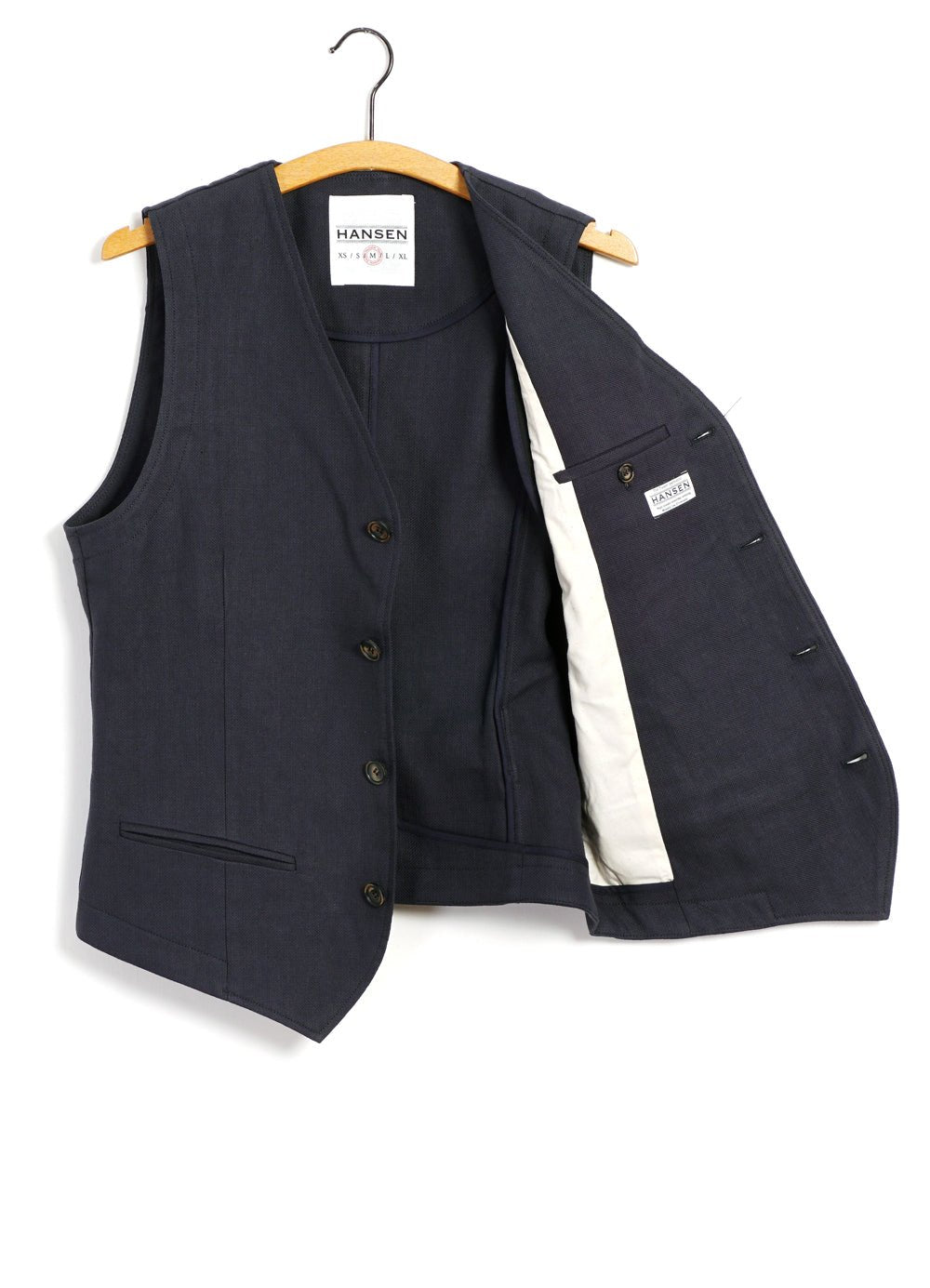 HANSEN GARMENTS - DANIEL | Classic Waistcoat | Dark Blue - HANSEN Garments