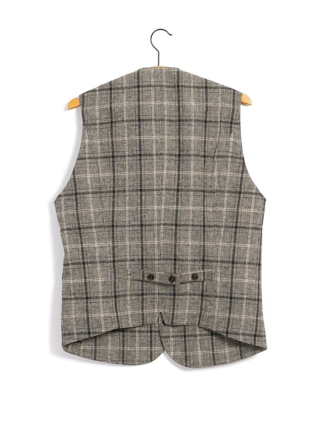 HANSEN GARMENTS - DANIEL | Four Button Waistcoat | Check 1 - HANSEN Garments