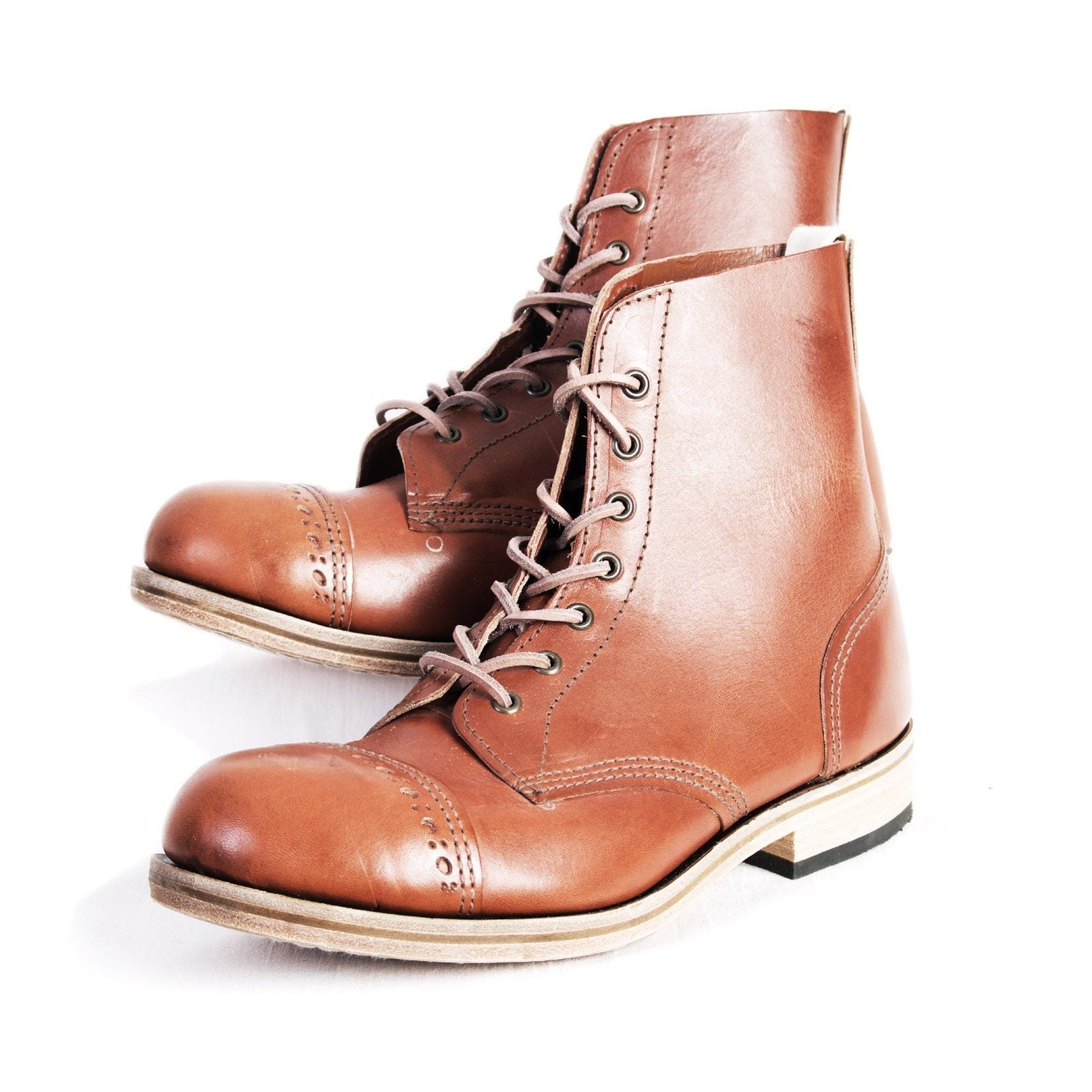 DERBY BOOT | Traditional Work Boot | Cognac | €375 -William Lennon- HANSEN Garments
