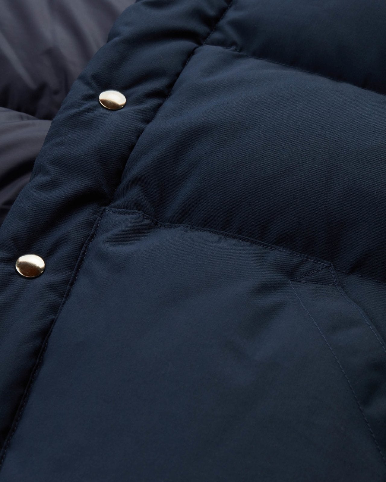 CRESCENT DOWN WORKS - Down Sweater | 60/40 Cotton/Nylon Down Jacket | Navy - HANSEN Garments
