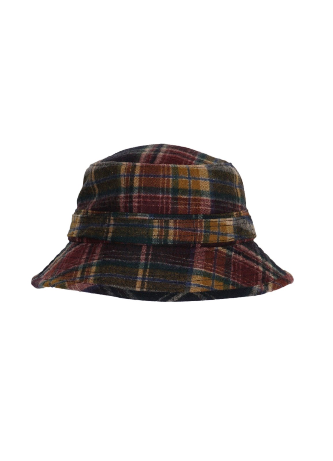 HANSEN GARMENTS - EDVARD | Bucket Hat With Earflaps | Multi Col. Check - HANSEN Garments
