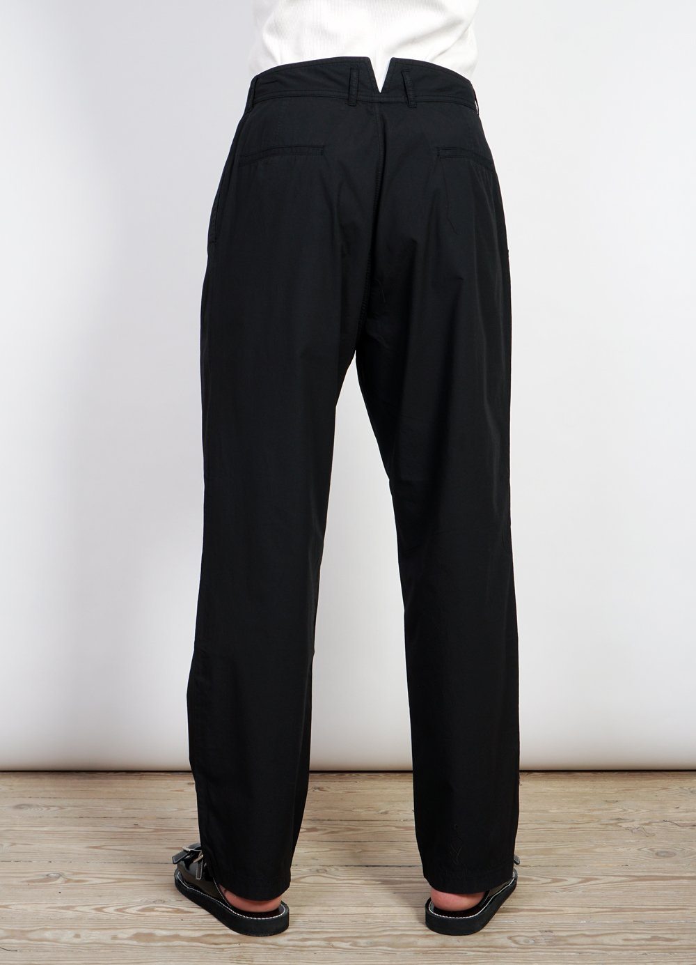 EIGIL | Light Wide Cut Summer Trousers | Black -HANSEN Garments- HANSEN Garments