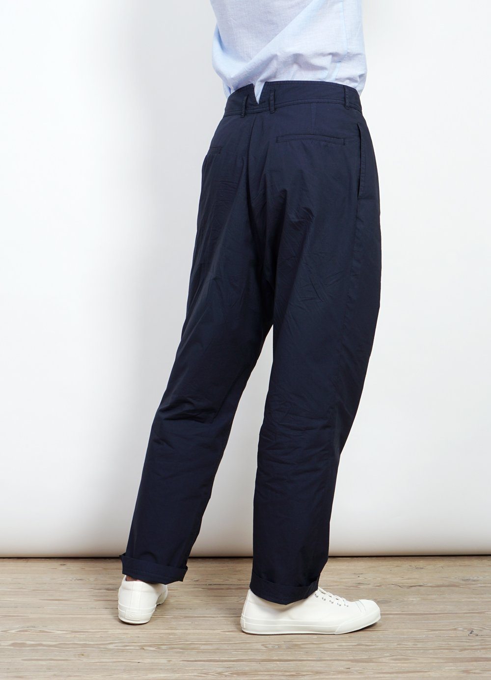 EIGIL | Light Wide Cut Summer Trousers | Navy -HANSEN Garments- HANSEN Garments